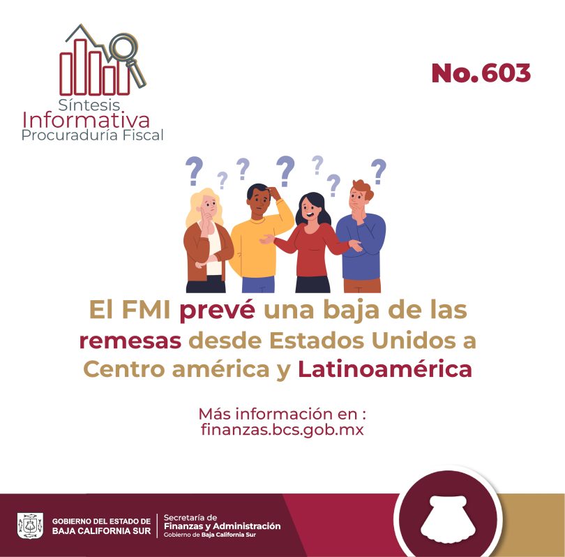 El FMI prevé una baja de las remesas