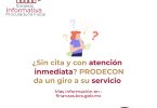 ¿Sin cita y con atención inmediata? PRODECON da un giro a su servicio