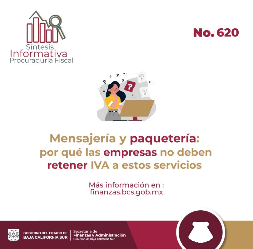 Mensajería y paquetería: por qué las empresas no deben retener IVA a estos servicios
